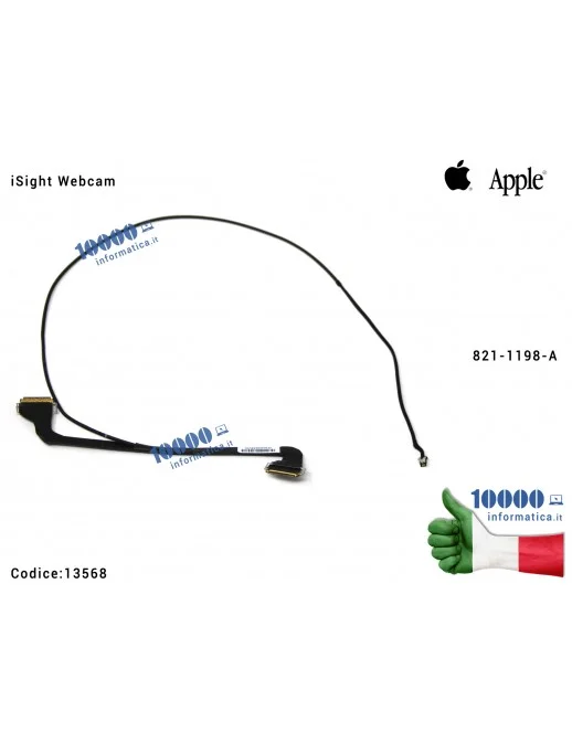 13568 Cavo Flat Display LCD Cable APPLE A1342 MacBook 13" UniBody (2009-2010) iSight Webcam MB207 MB5016 MC207 MC516 821-1198...