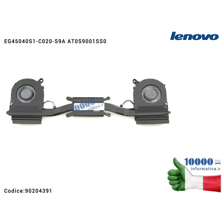 Ventola Fan con Dissipatore Heatsink LENOVO UltraBook Yoga 2 Pro 13 EG45040S1-C020-S9A AT0S9001SS0 Ventola Fan con Dissipatore Heatsink LENOVO UltraBook Yoga 2 Pro 13 EG45040S1-C020-S9A AT0S9001SS0