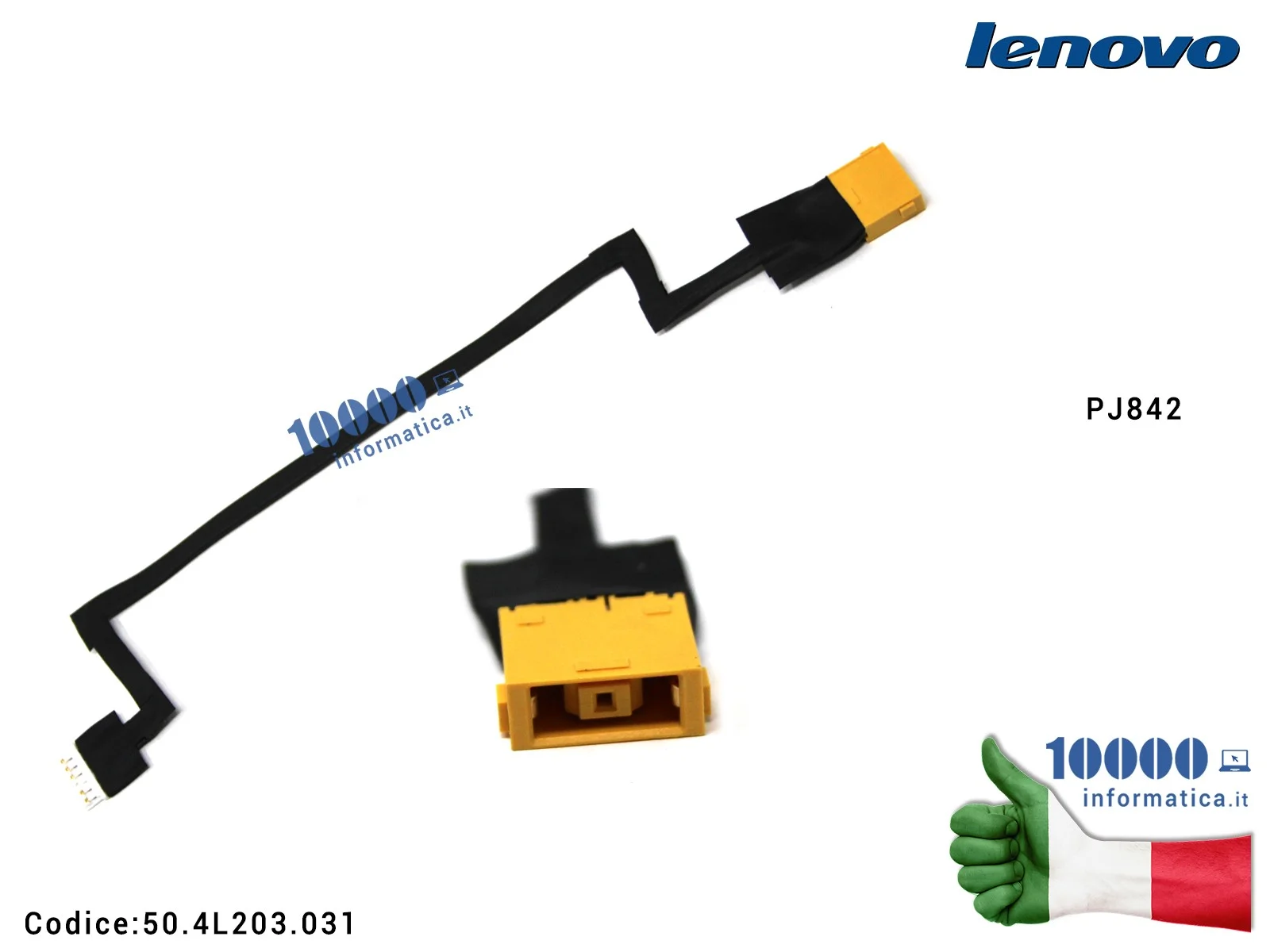 50.4L203.031 Connettore di Alimentazione DC Power Jack LENOVO PJ741 IdeaPad S510P Connettore DC Power Jack PJ842 LENOVO IdeaP...