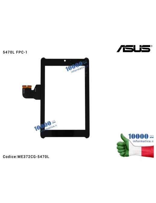 Vetro Touch Screen ASUS FonePad 7'' ME372CG ME373CG (K00E) 5470L FPC-1