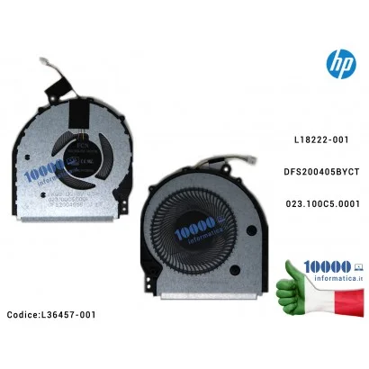 L36457-001 Ventola Fan CPU HP Pavilion X360 14-CD 14M-CD [Versione UMA] 14M-CD0001DX 14-CD0522SA L18222-001 DFS200405BYCT 023...
