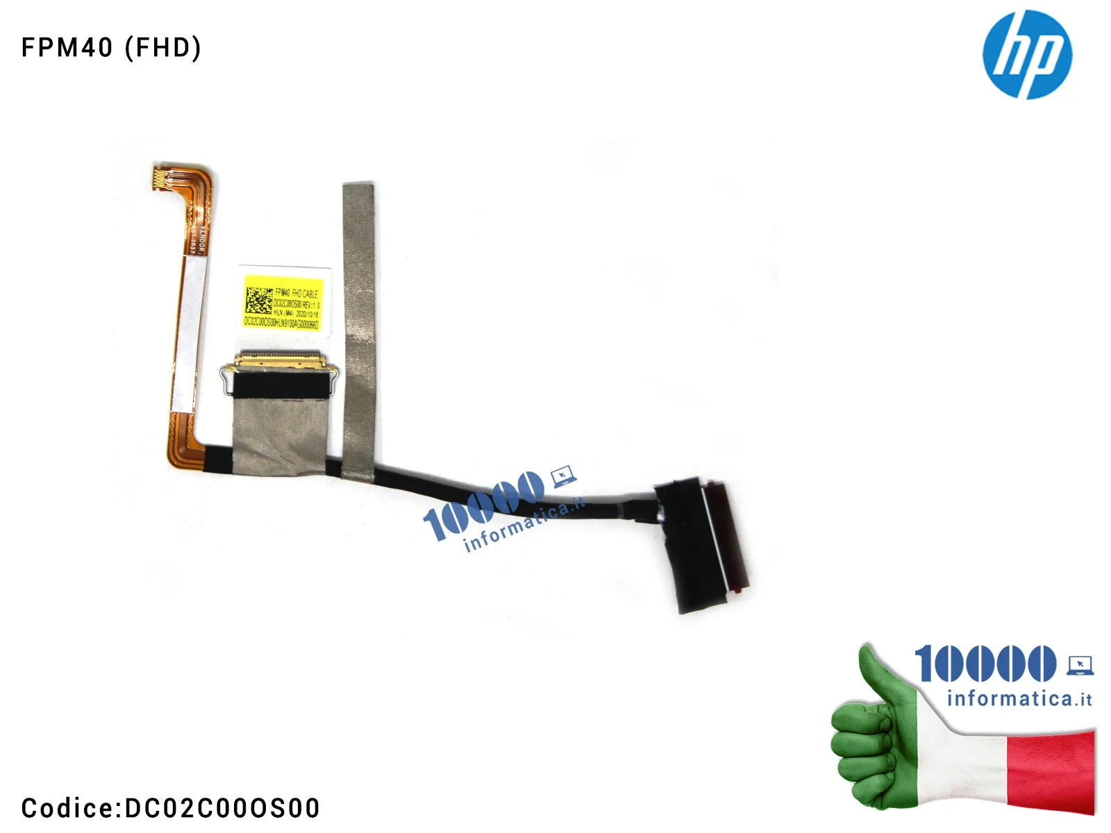 DC02C00OS00 Cavo Flat LCD HP EliteBook X360 1040 G7 FPM40 (FHD) DC02C00OS00