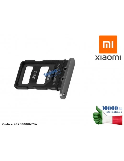 48200000673W Carrello SIM Tray XIAOMI Mi 11 (M2011K2C) (M2011K2G) [Tarnish] 48200000673W