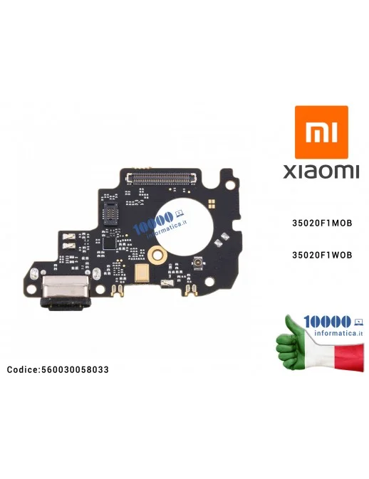 560030058033 Scheda Board Connettore Ricarica XIAOMI Mi 9 (M1902F1G) Charging Port Board 35020F1MOB 35020F1WOB 560030058033