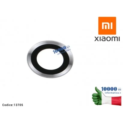 13705 Vetro Fotocamera Posteriore XIAOMI Mi 11 (M2011K2C) (M2011K2G) Back Camera Lens Vetro + Adesivo