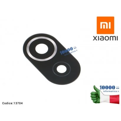 13704 Vetro Fotocamera Posteriore XIAOMI Mi 11 Lite (M2101K9AG) Back Camera Lens Vetro + Adesivo