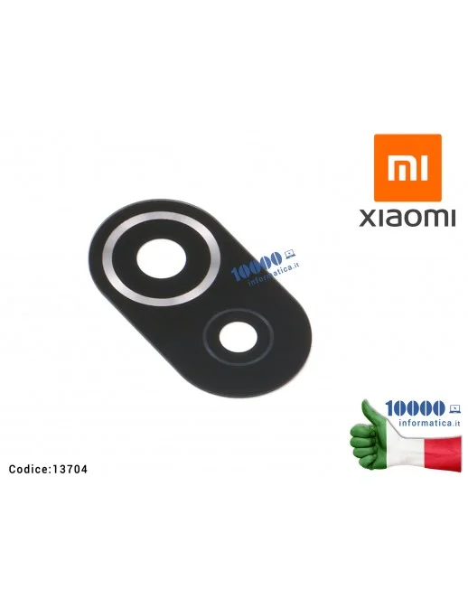 13704 Vetro Fotocamera Posteriore XIAOMI Mi 11 Lite (M2101K9AG) Back Camera Lens Vetro + Adesivo