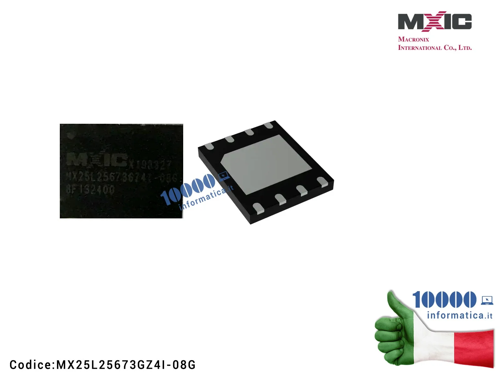 MX25L25673GZ4I-08G IC Chip MACRONIX MX25L25673G IC FLASH 256MBIT SPI/QUAD 8WSON MX25L25673GZ4I-08G IC FLASH 256MBIT SPI/QUAD ...