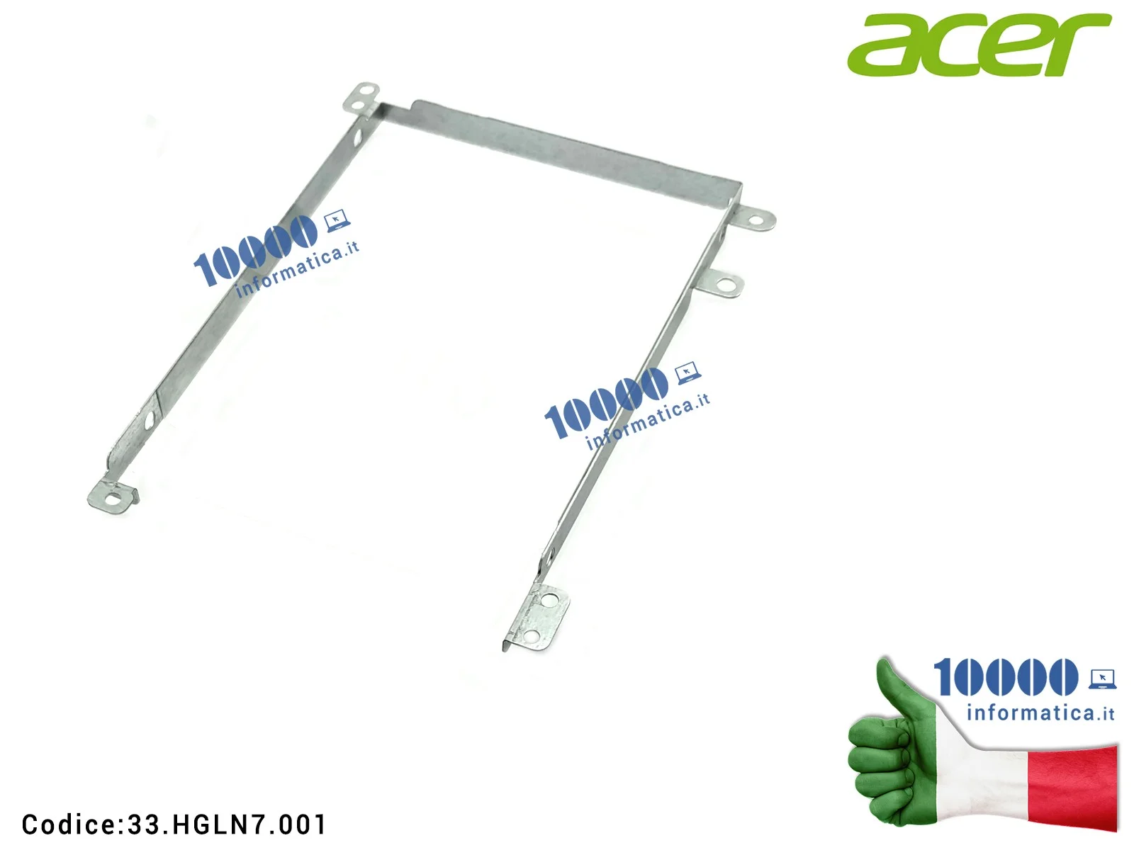 33.HGLN7.001 Supporto Hard Disk Brackets HDD ACER Aspire A315-55G A315-55KG A515-54 A515-54G 33HGLN7001