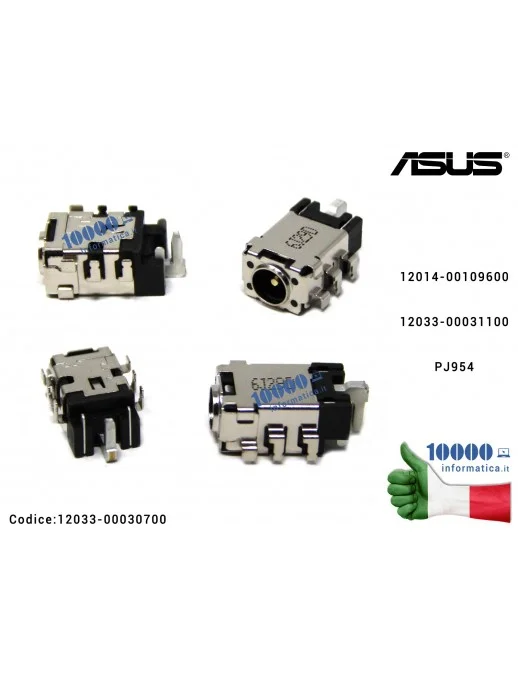 12033-00030700 Connettore DC Power Jack PJ954 ASUS VivoBook X540 X540SA X540L Connettore DC Power Jack PJ954 ASUS VivoBook X5...