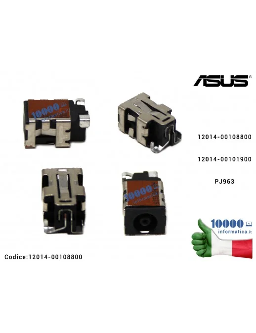 12014-00108800 Connettore di Alimentazione DC Power Jack PJ963 ASUS P2520 P2520LA P2520SA P2530 N501JW UX501 UX501J UX501JW G...