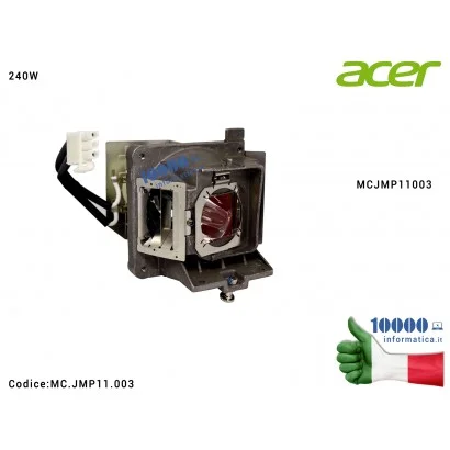 MC.JMP11.003 Lampada VideoProiettore 240W ACER P1525 Projector Lamp MC.JMP11.003 MCJMP11003 Bulbo Lamps Video Proiettore comp...