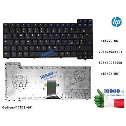 417525-061 Tastiera Italiana HP Compaq Presario NX6300 NX7300 NX7400 417525-061 464279-061 V061026AK1 IT 6037B0030906 481424-061