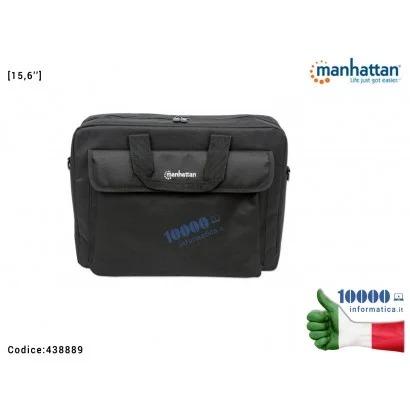 438889 Borsa per Notebook 15,6'' MANHATTAN London [NERO]