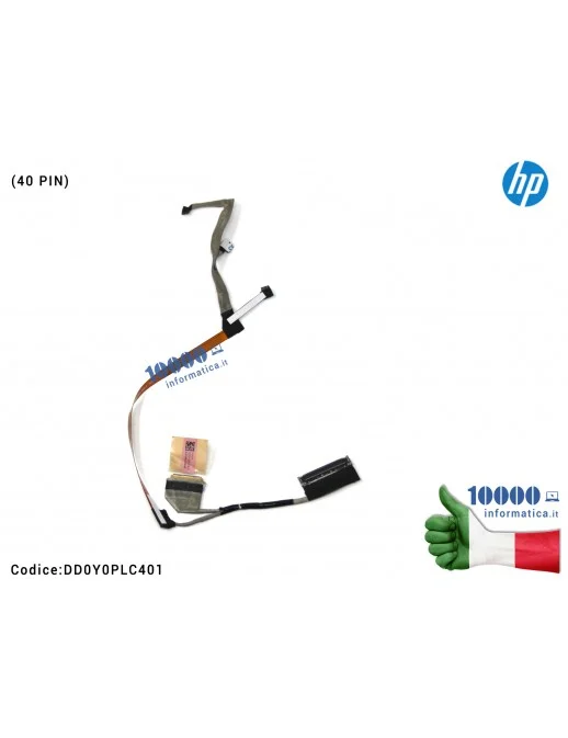 DD0Y0PLC401 Cavo Flat LCD HP EliteBook x360 1030 G3 (40 PIN) DD0Y0PLC401