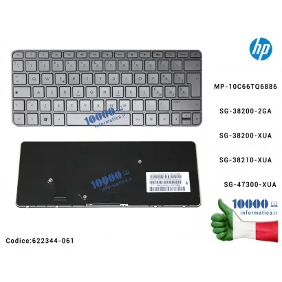 622344-061 Tastiera Italiana (SILVER) HP Mini 210-2000 210-2005SL 210-2006SL 210-2007SL 622344-061