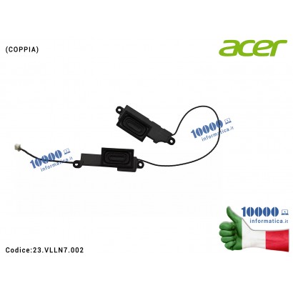 23.VLLN7.002 Altoparlante Speaker Audio (COPPIA) ACER TravelMate P214-53 P215-53G P215-52G P215-52 P215-41 P215-53 TMP214-53 ...