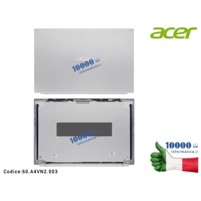 60.A4VN2.003 Cover LCD ACER Aspire A515-56 A515-56G A514-54 S40-53 A514-54G [SILVER] 60.A4VN2.003 60A4VN2003 LCD Cover Rear B...
