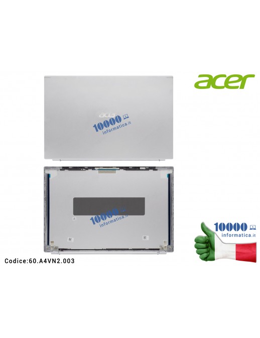 60.A4VN2.003 Cover LCD ACER Aspire A515-56 A515-56G A514-54 S40-53 A514-54G [SILVER] 60.A4VN2.003 60A4VN2003 LCD Cover Rear B...