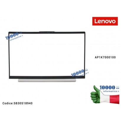 FRU5B30S18940 Bezel Cornice LCD Lenovo ideapad 5-15IIL05 81YK 5-15ARE05 81YQ 5B30S18940 Cornice Bezel LCD LENOVO IdeaPad 5-15...