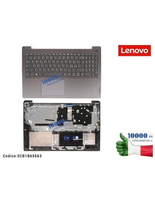 5CB1B65663 Tastiera Italiana Top Case LENOVO IdeaPad 3-15ITL6 (82H8) 3-15ADA6 (82KR) 3-15ALC6 (82KU) 5CB1B65663 FRU5CB1B65663...