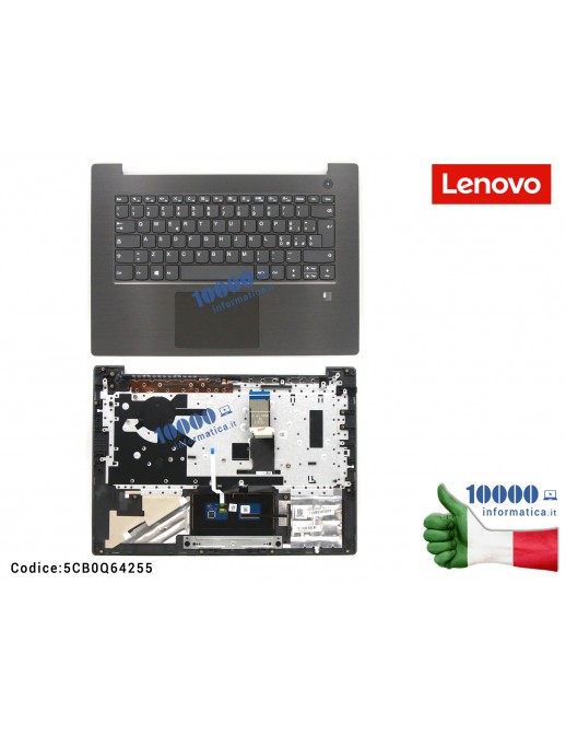 5CB0Q64255 Tastiera Italiana Top Case LENOVO IdeaPad V330-14IKB (81B0) V330-14ARR (81B1) [Iron Gray] 5CB0Q64255 FRU5CB0Q64255...