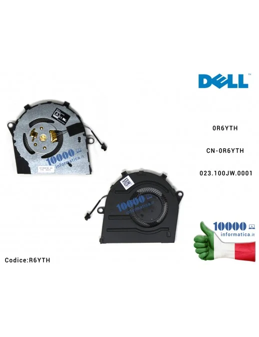 R6YTH Ventola Fan CPU DELL Inspiron 5401 5402 5405 5408 5409 0R6YTH CN-0R6YTH R6YTH 023.100JW.0001