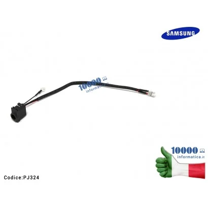 PJ324 Connettore di Alimentazione DC Power Jack PJ324 SAMSUNG R519 R518 R520 R522 R520 (18 cm) X420X520 R522 R620 Q320 Q530 R...