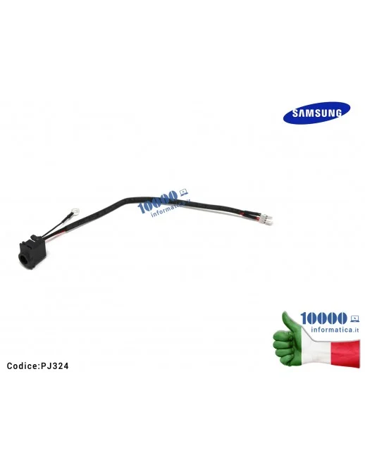 PJ324 Connettore di Alimentazione DC Power Jack PJ324 SAMSUNG R519 R518 R520 R522 R520 (18 cm) X420X520 R522 R620 Q320 Q530 R...