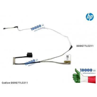 DD0G77LC211 Cavo Flat LCD HP Pavilion 15-CC [G77 (40 PIN)] DD0G77LC211 15-CC 14-BK 15-CD 15-CK TPN-Q190 TPN-Q191 TPN-Q201