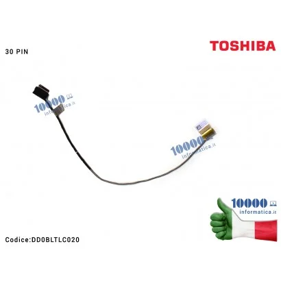 A000387990 Cavo Flat LCD TOSHIBA Satellite C55-C C55T-C L50-C L50D-C L55-C P55T-C C55D-C S55-C P55T-C (30 PIN) DD0BLQLC060 DD...