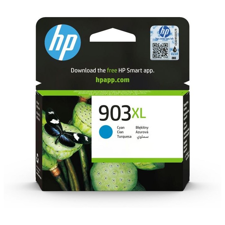 T6M03AE HP 903XL High Yield Cyan Original Ink Cartridge 889894728890, 889894728906, 889894728913