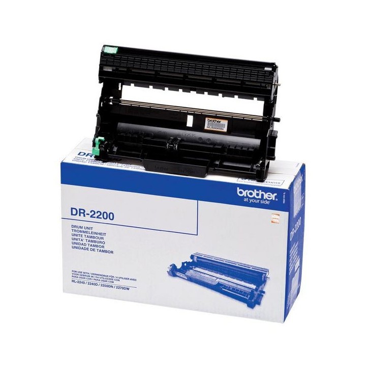 DR2200 Brother DR-2200, 12000 pages 762660 FAX-2840, FAX-2845, FAX-2940, HL-2130, HL-2135W, HL-2240D, HL-2240, HL-2250DN, HL-227