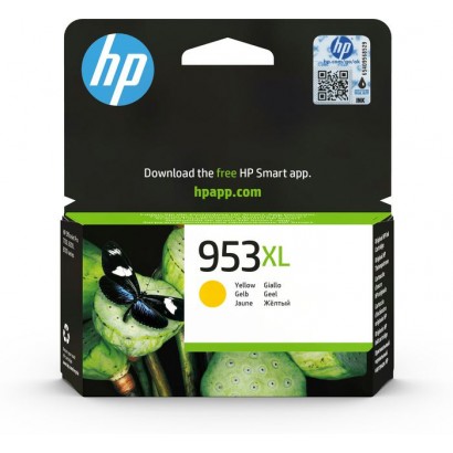 F6U18AE F6U18AE HP 953XL High Yield Yellow Original Ink Cartridge 725184104176, 725184104152, 725184104169