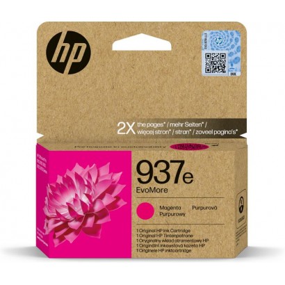 4S6W7NE 4S6W7NE HP 937e EvoMore Magenta Original Ink Cartridge 196786147654, 196786147661
