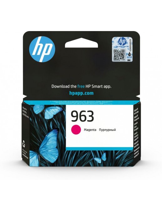 3JA24AE 3JA24AE HP 963 Magenta Original Ink Cartridge 192545866408, 192545866385, 192545866392