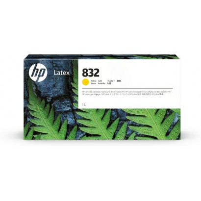 4UV78A 4UV78A HP 832 1-liter Yellow Latex Ink Cartridge 193905447718