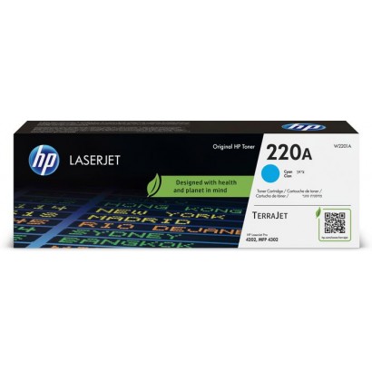 W2201A W2201A HP 220A Cyan Original LaserJet Toner Cartridge 193808760266