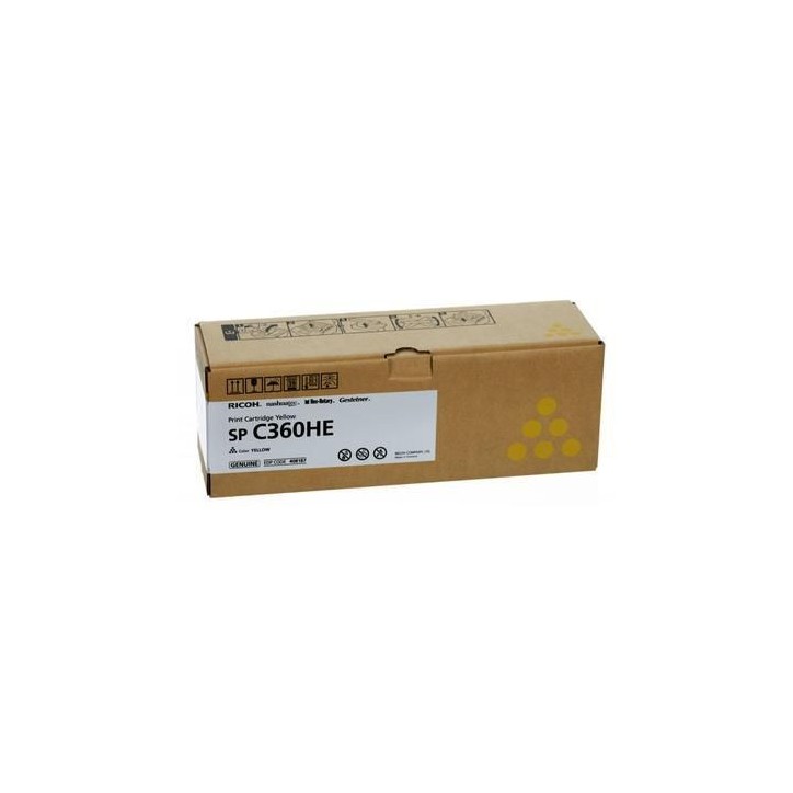 408187 Ricoh Print Cartridge, Yellow, SP C360DNw, 5000 Pages 5000 pagine