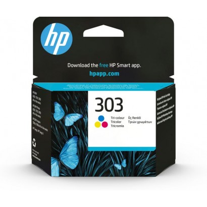 T6N01AE T6N01AE HP 303 Tri-color Original Ink Cartridge 190780570975, 190780570999, 190780570982
