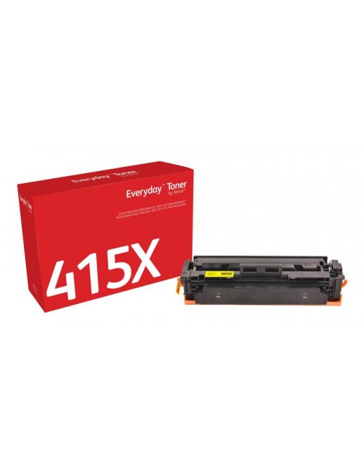006R04190 006R04190 Xerox Everyday™ Yellow Toner by Xerox compatible with HP 415X (W2032X), High capacity 6000 pagine