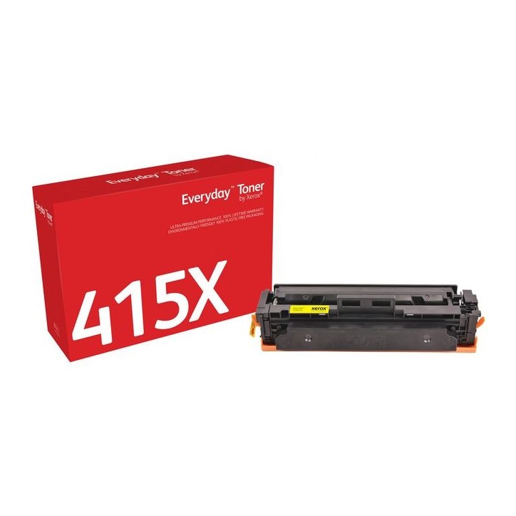 006R04190 Xerox Everyday™ Yellow Toner by Xerox compatible with HP 415X (W2032X), High capacity 6000 pagine