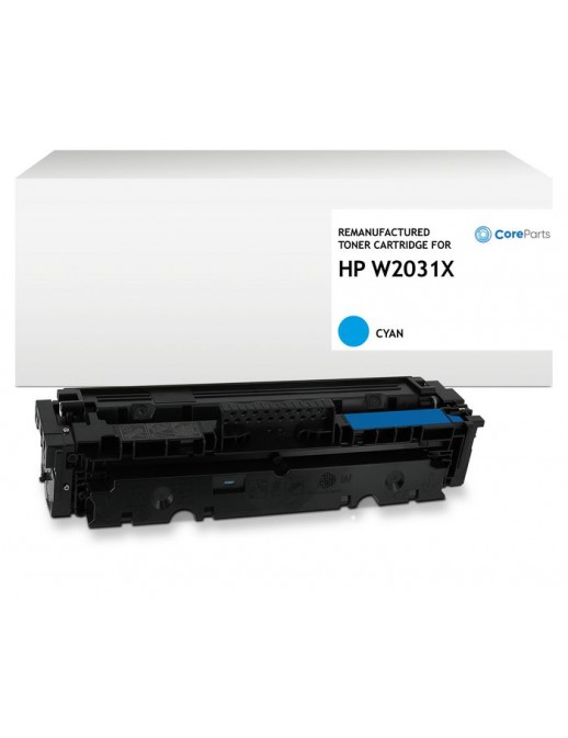 QI-W2031X QI-W2031X CoreParts Lasertoner for HP Cyan Pages: 6000 DIN 33870-2 (color)ISO/IEC 19798 (color) with Chip for HP Co...