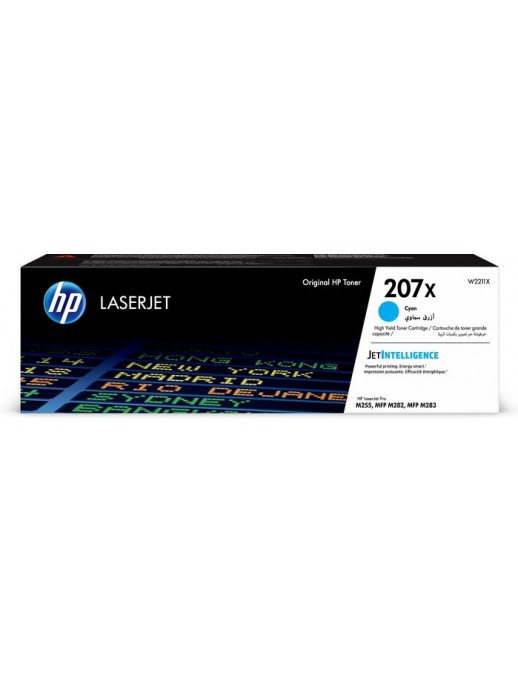 W2211X W2211X HP 207X High Yield Cyan Original LaserJet Toner Cartridge 193905265183