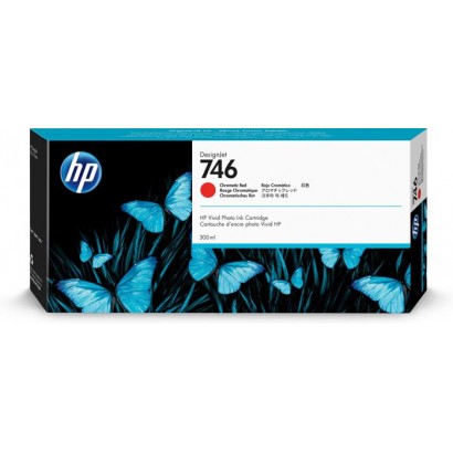 P2V81A P2V81A HP 746 300-ml Chromatic Red DesignJet Ink Cartridge 826030 191628213566