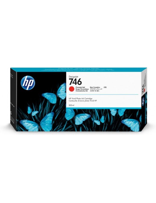 P2V81A P2V81A HP 746 300-ml Chromatic Red DesignJet Ink Cartridge 826030 191628213566