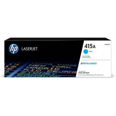 W2031A W2031A HP 415A Cyan Original LaserJet Toner Cartridge 1037186 192018046351