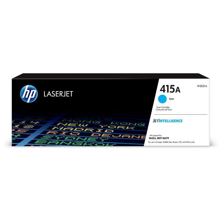 W2031A HP 415A Cyan Original LaserJet Toner Cartridge 1037186 192018046351