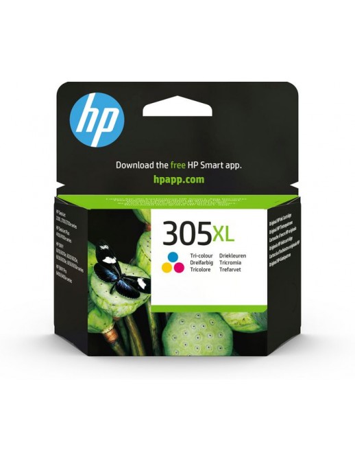 3YM63AE#ABE 3YM63AEABE HP 305XL High Yield Tri-color Original Ink Cartridge 193905429295, 194441597387, 193905429301, 1944415...