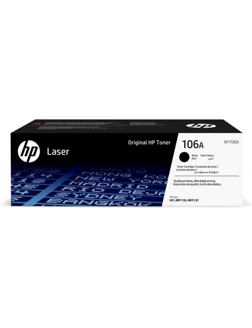 W1106A W1106A HP 106A Black Original Laser Toner Cartridge 1037302 193424172702